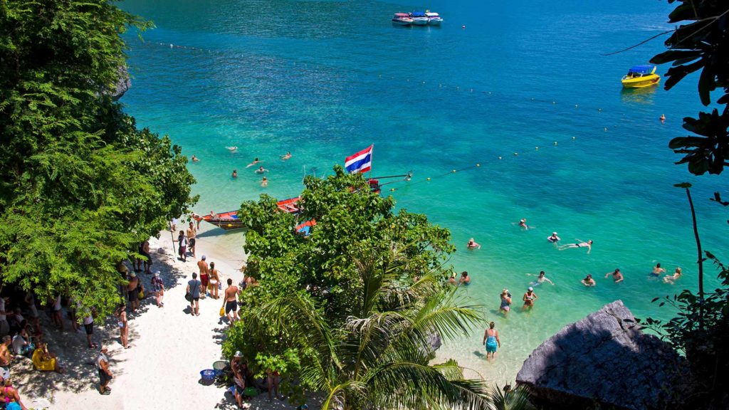 Der Strand von Koh Mae Ko im Ang Thong Marine Nationalpark